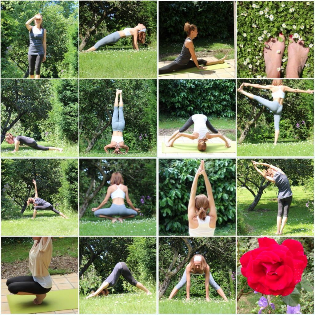 collage mujeres practicando yoga para sanar
